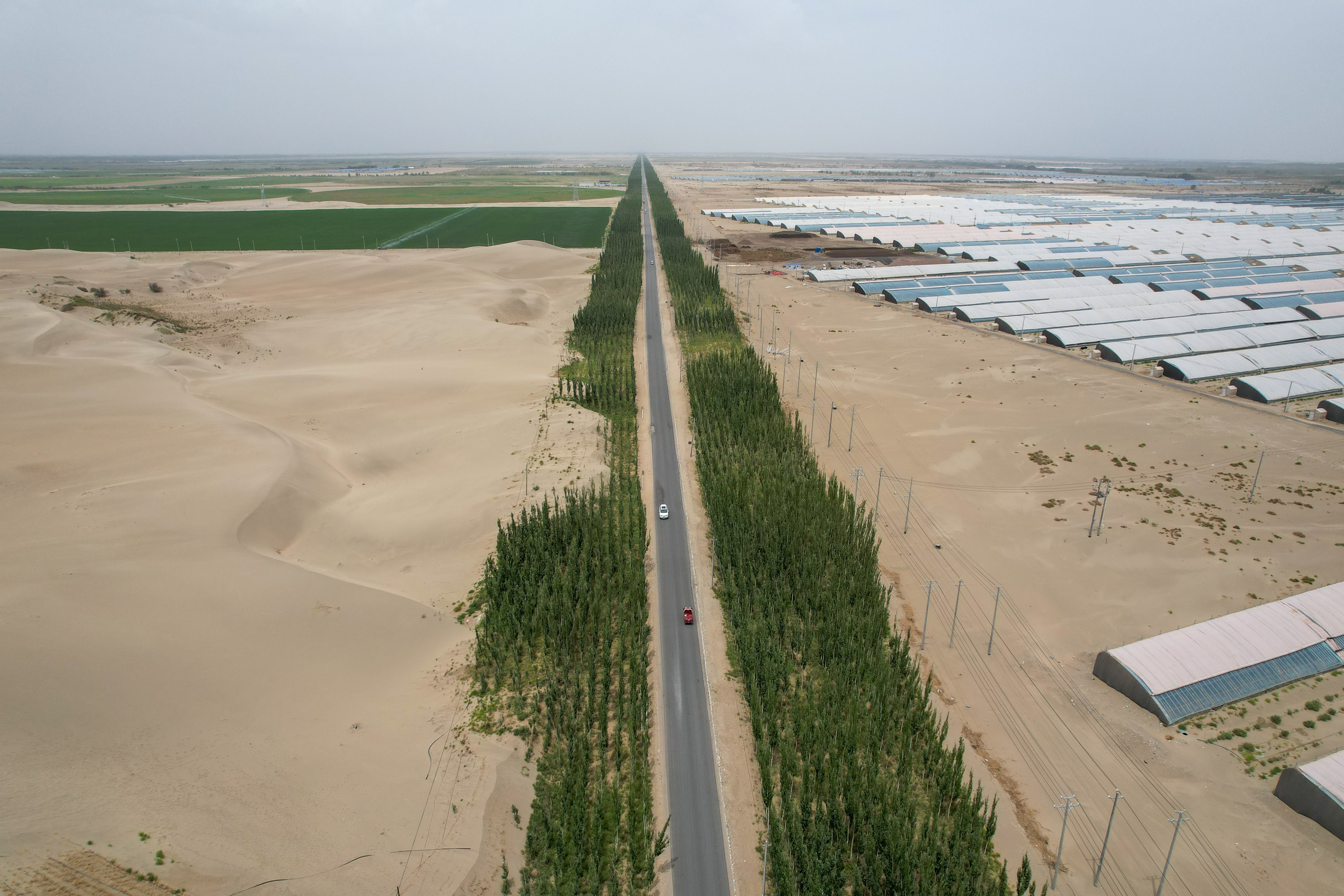 Çin çölü yutuyor